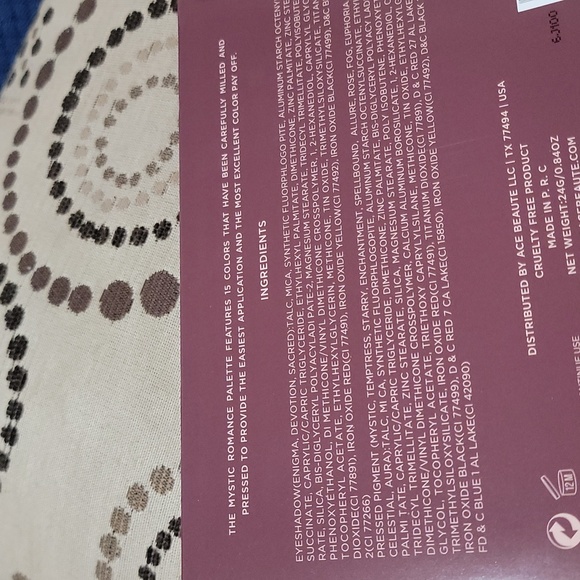 Ace Beaute Mystic Romance Eyeshadow Palette - Picture 3 of 6